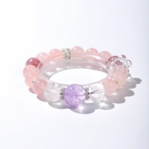 Realm of Self-Love｜Rose & Amethyst Healing Bracelet